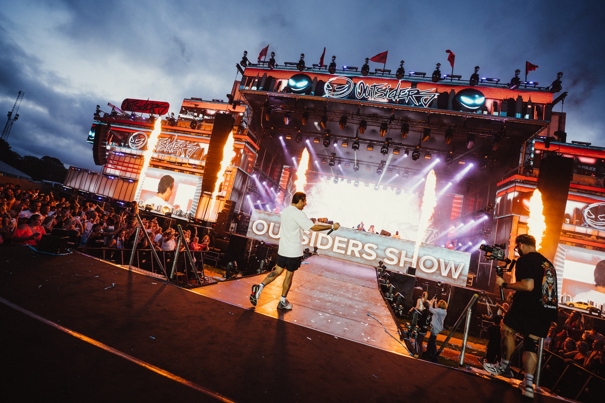 Dagje Outsiders — evening fire show