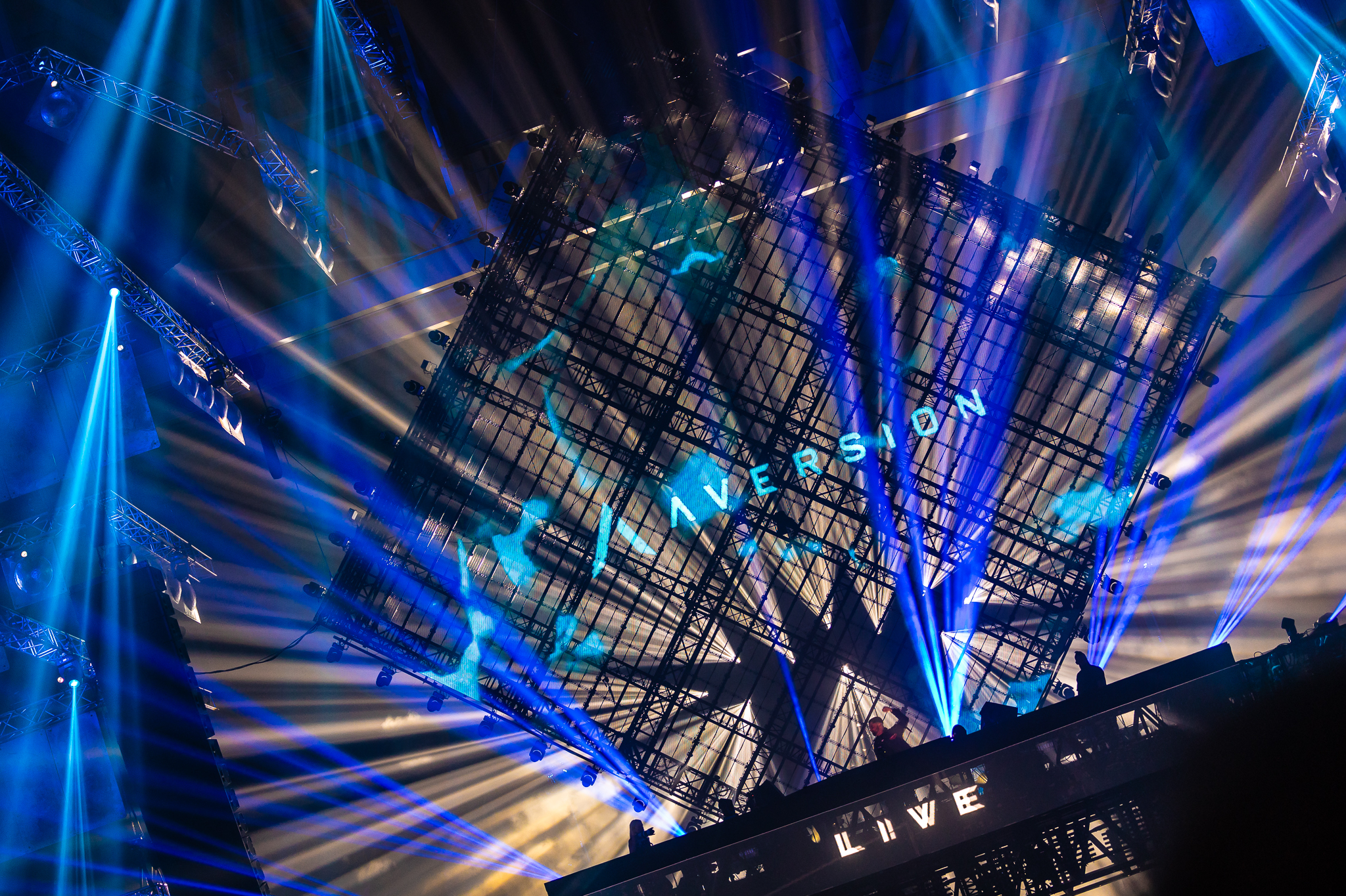 Supremacy — AVERSION text on LED